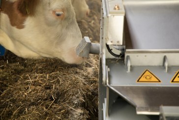 Робот за прибутване на храна DeLaval OptiDuo