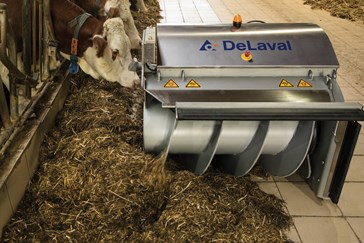 Робот за прибутване на храна DeLaval OptiDuo